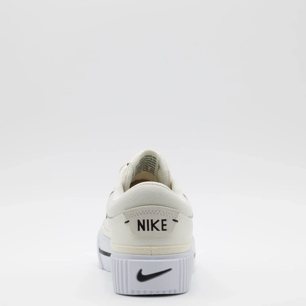 Nike Women's‎ Court Legacy Lift Platform Low Top Shoes Ivory/White Size 9.5